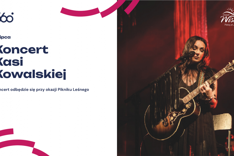 Baner promujący koncert Kasi Kowalskiej